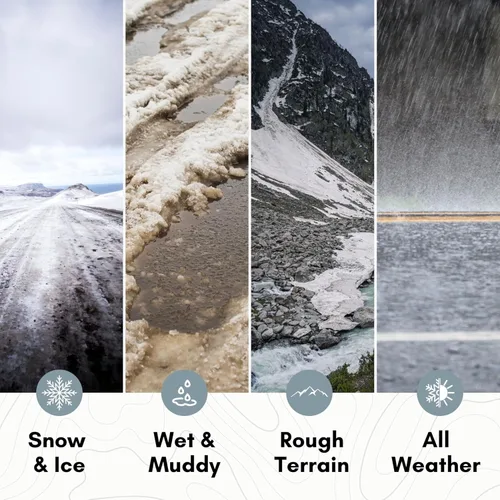 Miniatura 5 de Neos Voyager Botas impermeables de invierno para hombre y mujer - Se ajusta a botas de nieve y de trabajo - Calificadas para 0°F