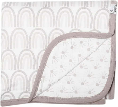 Miniatura 46 de Copper Pearl Manta de bebé de tres capas: edredones suaves para bebés para niños y niñas, transpirable, acogedora, manta para niños pequeños