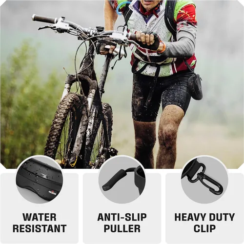 Miniatura 7 de NoCry Gafas de seguridad transparentes para hombres y mujeres; gafas ligeras con marcos ajustables y agarres antideslizantes y funda de gafas