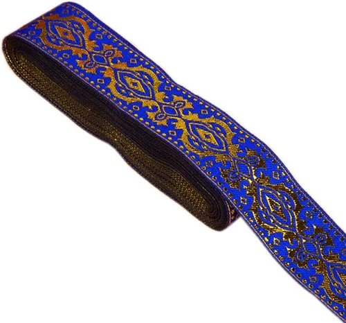 Miniatura 10 de MSCFTFB Diseños étnicos - Cinta jacquard tejida con flecos para accesorios de ropa, correas de adorno, cinturones, collares, manualidades, ancho