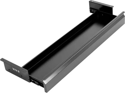 Miniatura 9 de VIVO Cajón deslizante de 22 pulgadas para debajo del escritorio sin carcasa, organizador de almacenamiento para oficina en casa, negro