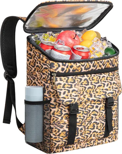 Miniatura 14 de Mochila enfriadora, 30 latas, mochila de almuerzo aislada para hombres y mujeres, bolsa térmica portátil a prueba de fugas para el trabajo, oficina