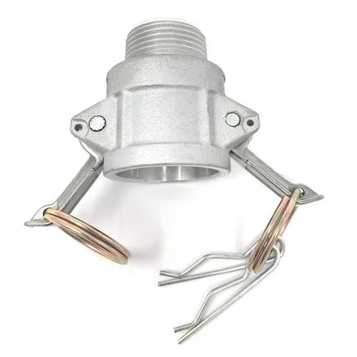 Miniatura 5 de Gloxco Aluminio tipo B leva y ranura de montaje, 1" Camlock hembra x 1" macho NPT (CAM-10-B-AL)
