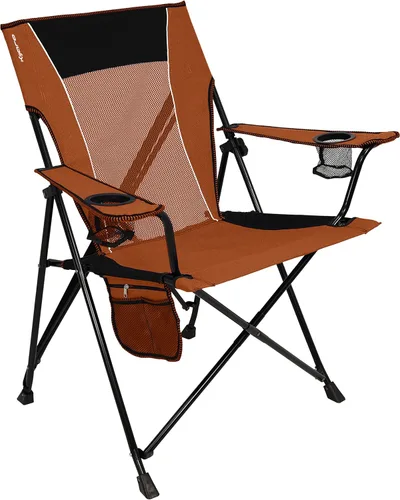 Miniatura 14 de Kijaro - Silla de campamento plegable, Vik Black, poliéster, malla, acero, portátil, duradera, unisex Vik Negro