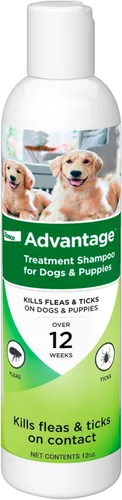 Miniatura 11 de Advantage Champú para pulgas y garrapatas para perros y perros adultos Mata pulgas y garrapatas 8 onzas