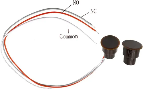 Miniatura 3 de RC-36 NC/NO - Interruptor magnético empotrable con cable para ventana de puerta, interruptor magnético de puerta, sensor de contacto, para seguridad