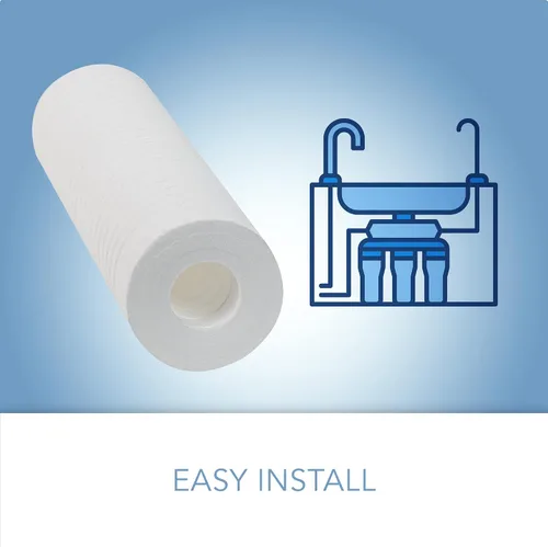 Miniatura 4 de CFS Cartuchos universales de filtro de agua de sedimentos finos/normales compatibles con los modelos AP110 y AO-WH-PREV-R2 - Filtro de repuesto de 5