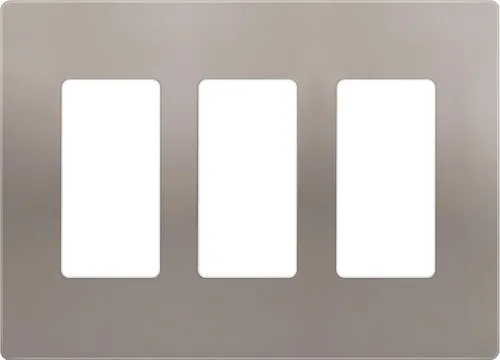 Miniatura 14 de ENERLITES Placas de pared decorativas sin tornillos, cubiertas de tomacorrientes seguras para niños, tamaño de 4 posiciones, 4.68" H x 8.30" L, Negro