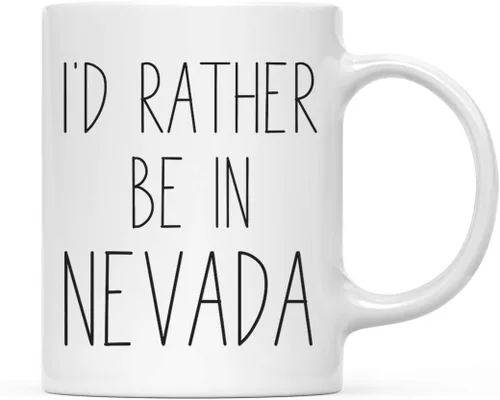 Miniatura 46 de Andaz Press Taza de café de 11 onzas, regalo con texto en inglés "I'd Rather Be in Alabama", 1 paquete, para estudiar en el extranjero, regalo