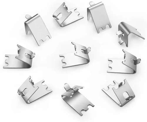 HK 920158 Clip para estante del congelador, soporte para estante del refrigerador del refrigerador, clips de hebillas cuadradas de repuesto, ganchos