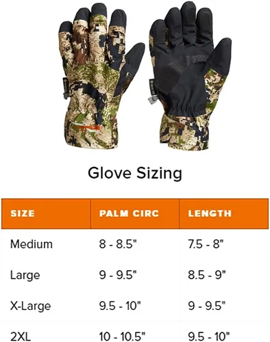 Miniatura 7 de Sitka Gear Stormfront GTX - Guantes de caza impermeables ligeros y transpirables con forro polar