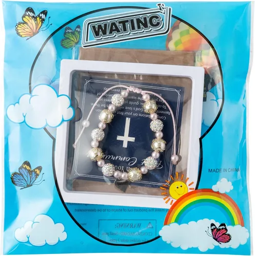 Miniatura 7 de WATINC Pulsera de regalo para niñas, joyería ajustable con sobre de tarjeta de encanto de plata