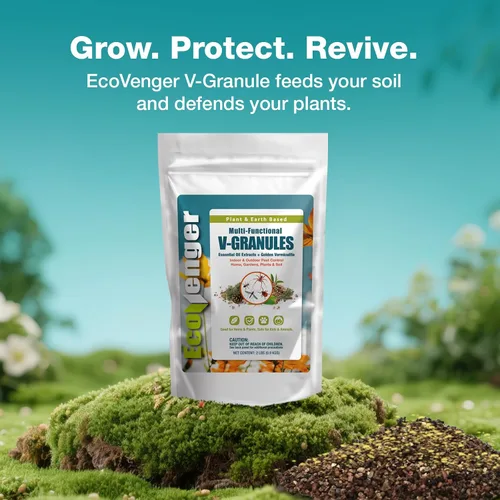 Miniatura 3 de EcoVenger Bolsa multiusos de gránulos en V, horticultura o uso doméstico para protección en interiores y exteriores contra insectos y roedores