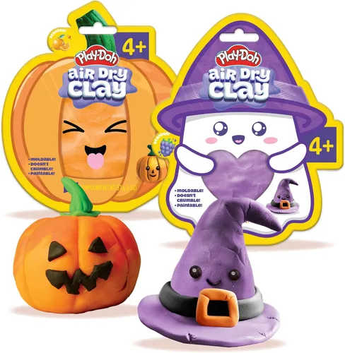Miniatura 9 de Play-Doh Arcilla perfumada que se seca al aire, paquete de verano de 2 unidades, 1 fresa rosa, 1 piña amarilla, artes y manualidades, suministros