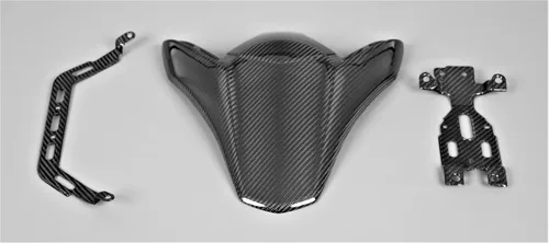 Miniatura 5 de Funda de asiento de fibra de carbono con soportes para Kawasaki Z900 2017-2023