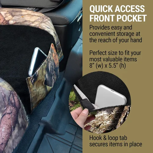 Miniatura 5 de Season Guard Mossy Oak Camo Funda Protectora de Toalla para Asiento de Automóvil; Ideal para Después de Entrenamientos de Gimnasio, Perros, Niños