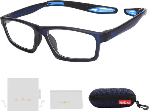 Miniatura 15 de SooGree Gafas de racquetball, gafas deportivas, gafas de seguridad para pickleball baloncesto fútbol gafas anti absorción de golpes