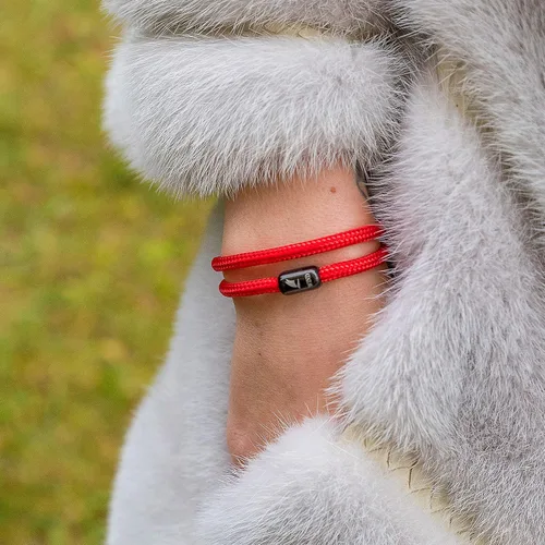 Miniatura 5 de Wind Passion - Pulsera de cuerda duradera con cierre magnético para hombres y mujeres, Corazón rojo, 44043835