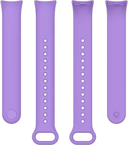Miniatura 6 de KOMI Correa de reloj compatible con Xiaomi Mi Band 8, correa de repuesto de silicona suave deportiva ajustable para mujeres y hombres 11 paquete
