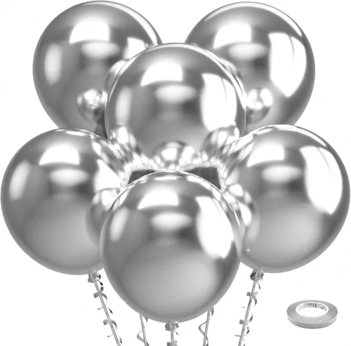 Miniatura 55 de Bezente - Globos de 12 pulgadas de látex con confeti para bodas, graduaciones, despedidas de soltera y cumpleaños, aptos para helio, dorado, 60
