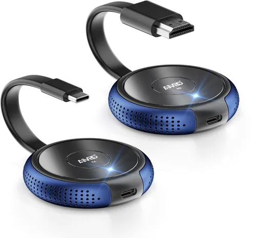 AIMIBO Transmisor inalámbrico USB C y receptor HDMI 4K, 2.4/5G Extensor inalámbrico HDMI 165FT/50M, video y audio emitido desde portátil, MacBook,