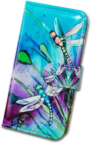 Miniatura 8 de Bcov Funda para Galaxy A13 5G, bonita funda de piel con tapa para teléfono con ranura para tarjetas, soporte para Samsung Galaxy A13 5G 2021 Linda
