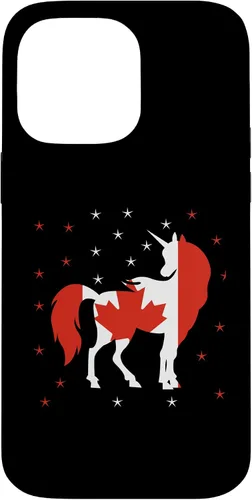 Miniatura 21 de Funda para iPhone 13 Pro Max Unicornio Bandera de Canadá
