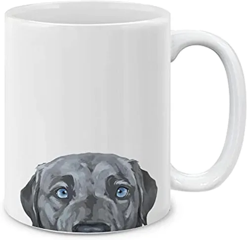 Miniatura 6 de MUGBREW Black Merle Border Collie - Taza de café de cerámica para perro, 11 onzas Black Merle Border Collie Perro