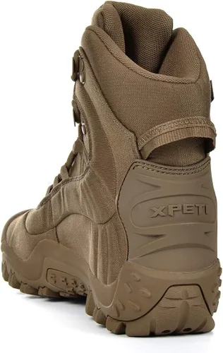 Miniatura 3 de SKENARY Botas tácticas para hombre de 8 pulgadas, botas militares impermeables