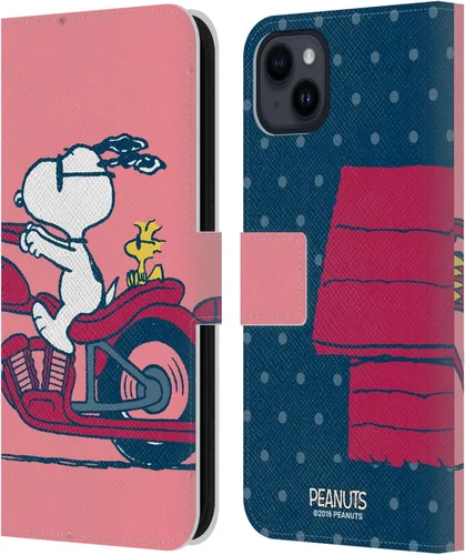 Miniatura 203 de Head Case Designs Funda de piel con licencia oficial de Peanuts Snoopy & Woodstock Balloon Halfs and Laughs para Apple iPhone 7/8/SE 2020 y 2022