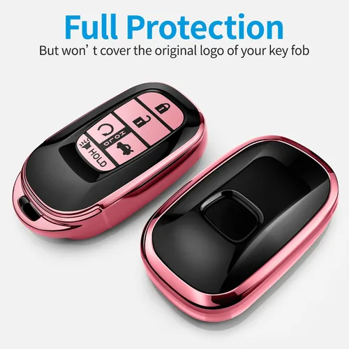 Miniatura 3 de Funda para llavero Honda con llavero TPU suave de protección de 360 grados para Accord Civic HR-V CR-V Pilot Passport Sport SI EX EX-L Touring 2022