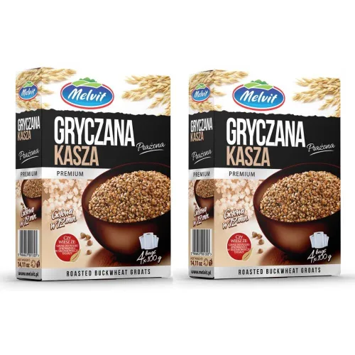 Melvit Granos de trigo sarraceno asados (2 x 31.75 oz)