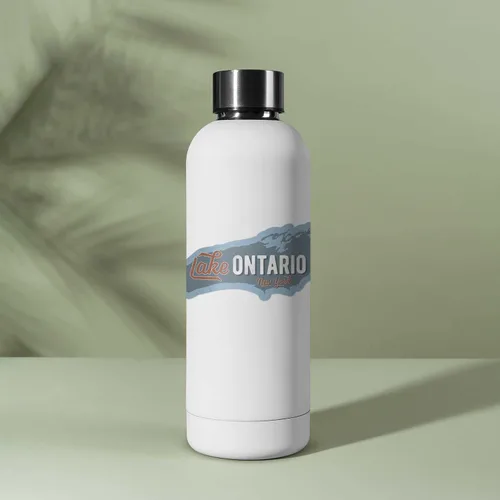 Miniatura 4 de Calcomanía para parachoques del auto del lago Ontario, lindo recuerdo del norte del estado de Nueva York para vaso Hydroflask, calcomanía