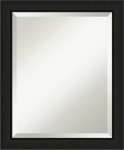 Miniatura 31 de Amanti Art Espejo de baño de madera, espejo de pared negro Ashton para usar como espejo de tocador de baño sobre el fregadero