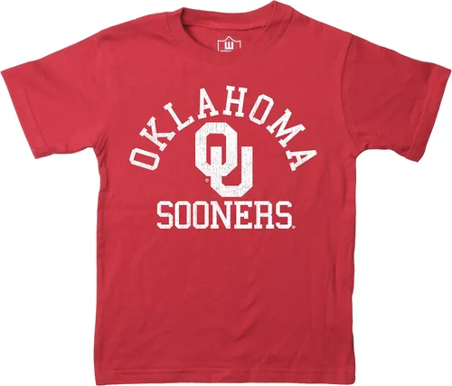 Miniatura 88 de Wes and Willy Camiseta de algodón orgánico de manga corta para niños de la NCAA rutgers scarlet knights rojo