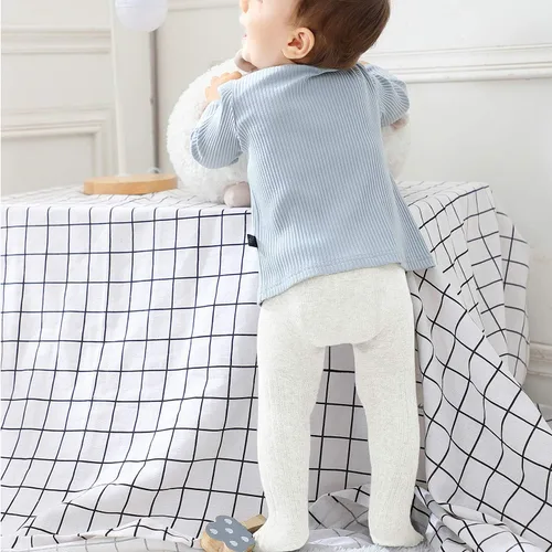 Miniatura 6 de Leotardos Zando suaves para niño, mallas sin costuras, de punto para bebé, cálidos, leotardos para recién nacido