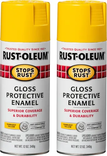 Miniatura 23 de Rust-Oleum 285092 - Pintura en aerosol para prevención del óxido, 12 onzas, transparente satinado Satinado claro