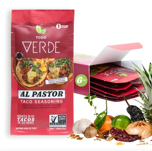 Miniatura 9 de Todo Verde Paquetes de condimentos, sabores premium, curados por chef, dulces, ahumados y picantes, sin ingredientes artificiales, veganos y sin