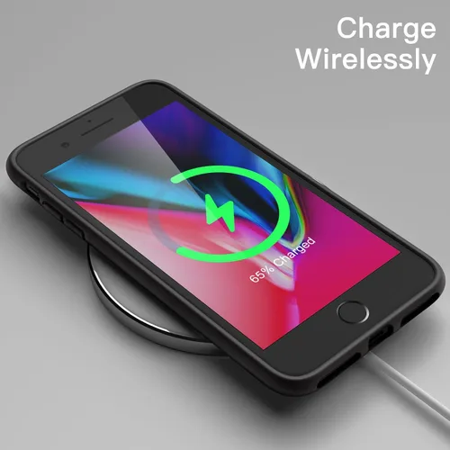 Miniatura 3 de JETech - Carcasa de silicona para iPhone 7 Plus, iPhone 8 Plus, de 5.5 pulgadas, tacto suave y sedoso, funda protectora de cuerpo completo, a prueba
