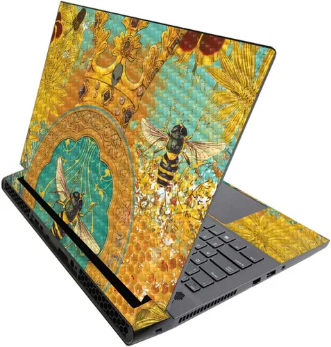 Miniatura 735 de MightySkins - Skin brillante con purpurina para Alienware M17 R3 (2020) y M17 R4 (2021) - Diversión de los años 90 Acabado duradero con purpurina