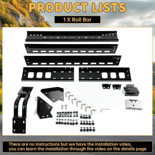 Miniatura 7 de KUAFU Baúl de Transporte con Barra de Enrollado Ajustable Compatible con Camiones de Tamaño Completo 04-24 F150 F-150 07-18 Silverado Sierra 1500