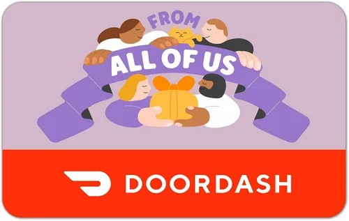 Tarjetas de regalo de DoorDash. - Envío por correo electrónico.