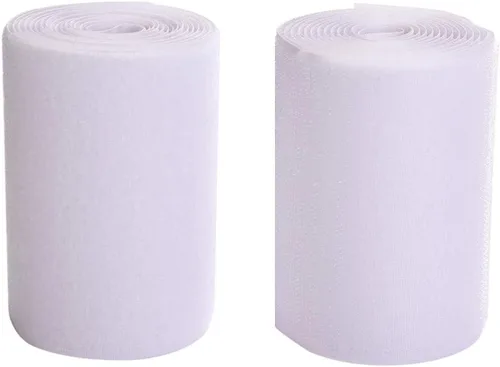 Miniatura 14 de 6 '' Ancho x 2 Metros Longitud Blanco Coser En Cinta De Gancho Y Bucle Cinta De Tela De Nylon (Blanco, 6 Pulgadas x 2 Metros)
