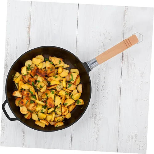 Miniatura 6 de Mango de olla de repuesto de mango de sartén de madera, agarre ergonómico desmontable para cacerola japonesa y ollas pequeñas de sopa, accesorio