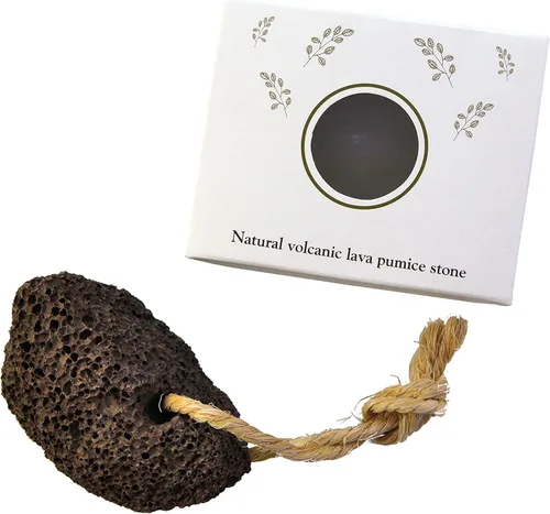 Miniatura 3 de Natural Elephant Piedra pómez para pies Removedor de callos de roca de lava volcánica y limpiador de pies Paquete de 2