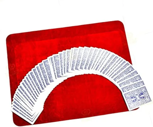 MilesMagic Tapete de cartas de mago para jugar a cartas, póquer, rutinas de monedas, trucos y actuaciones de primer plano de truco de magia | Hecho