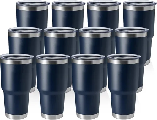 Miniatura 26 de Hasle Outfitters - Vaso de acero inoxidable de 30 onzas, taza de viaje con aislamiento al vacío de doble pared, taza de café aislada duradera, juego
