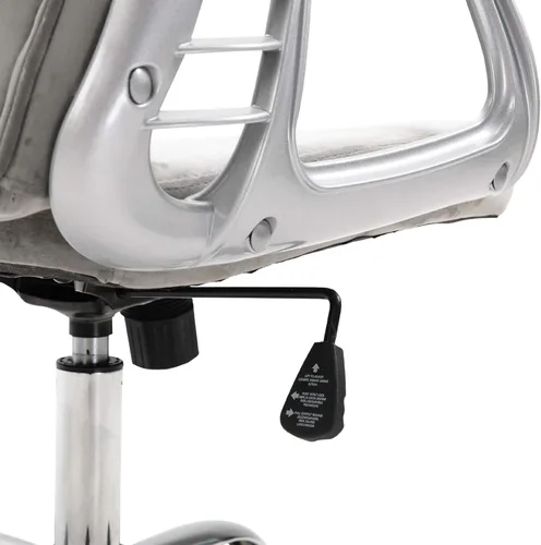 Miniatura 8 de Vinsetto Silla de oficina en casa de terciopelo, silla de escritorio con botones copetudos con reposabrazos acolchados, altura ajustable y ruedas