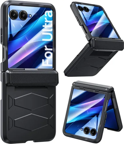 Miniatura 12 de Funda para Samsung Z Flip 4: [Protección completa de bisagra] Funda delgada para teléfono con protección de pantalla incorporada, protección