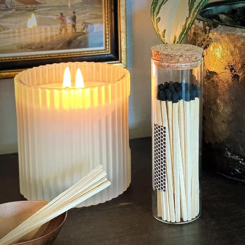 Miniatura 3 de Juego negro de 4 pulgadas en un frasco elegante + calcomanías de golpeador incluidas 100 puntas negras llamativas decorativas de seguridad con un